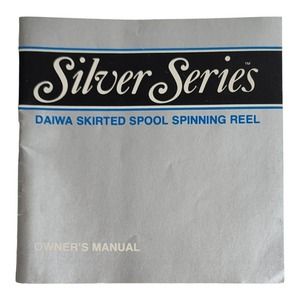 Daiwa Skirted Spool Spinning Vintage Fishing Reel Owners Manual